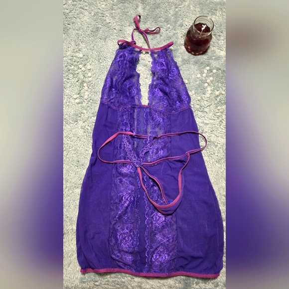 Fun, beautiful and comfy little nighty w/ matching panty - Picture 1 of 3